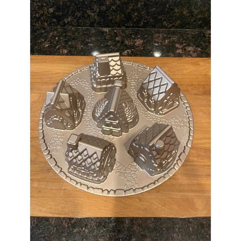 Nordic Ware cozy little village Cake Pan